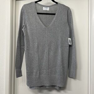 Vneck sweater Old Navy Small Gray